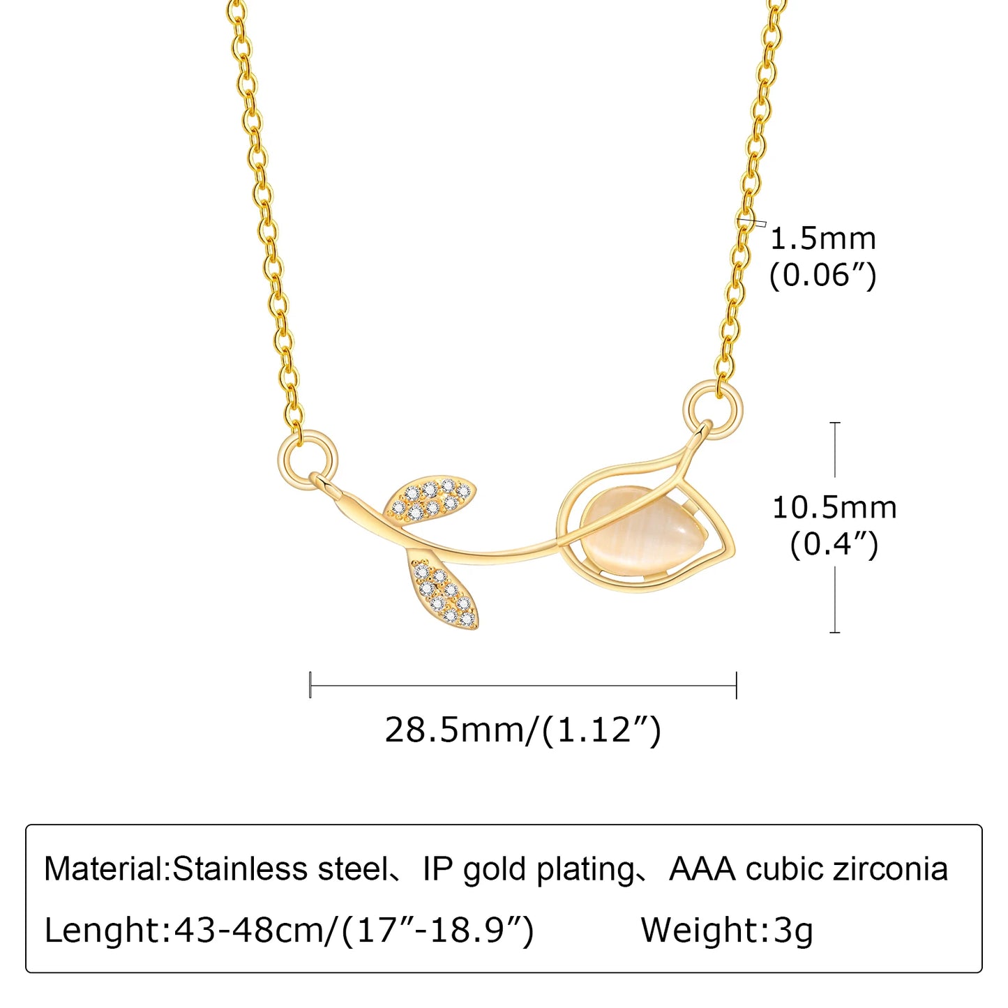 Tulip Necklace