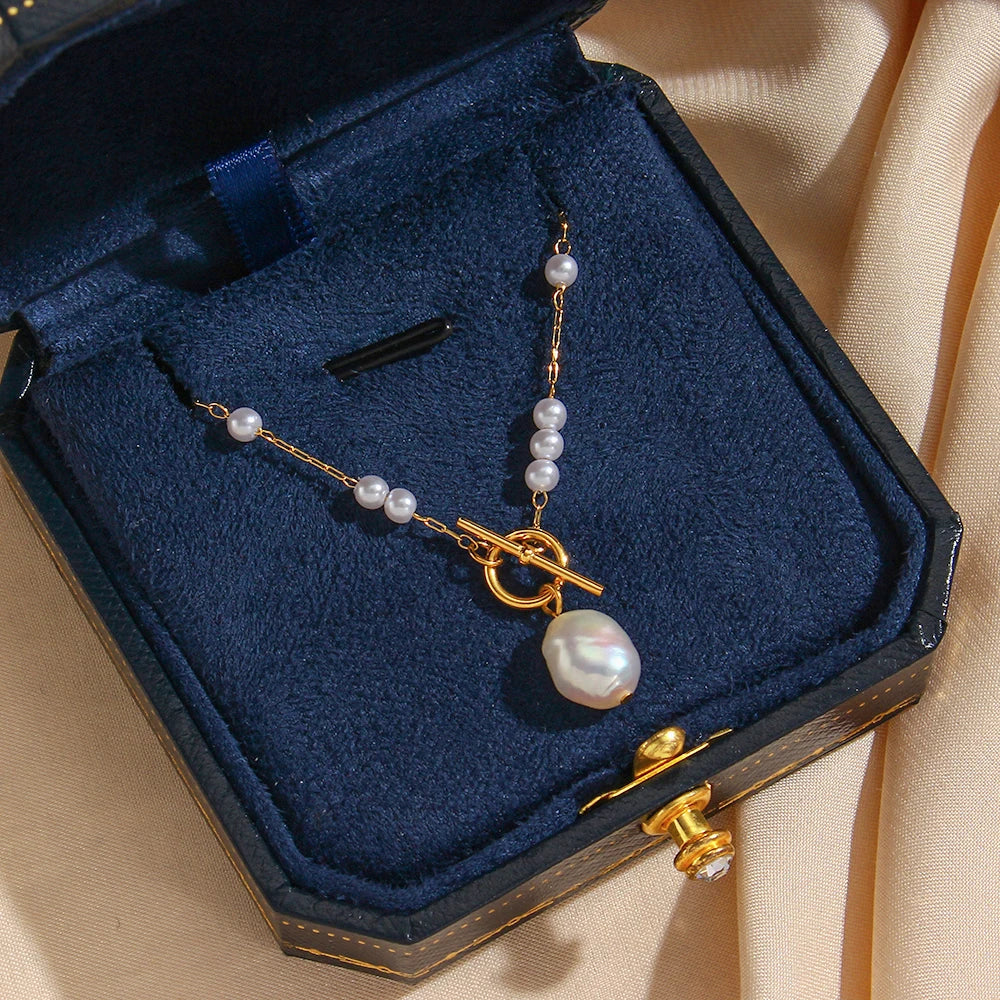 Round Pearl Necklace