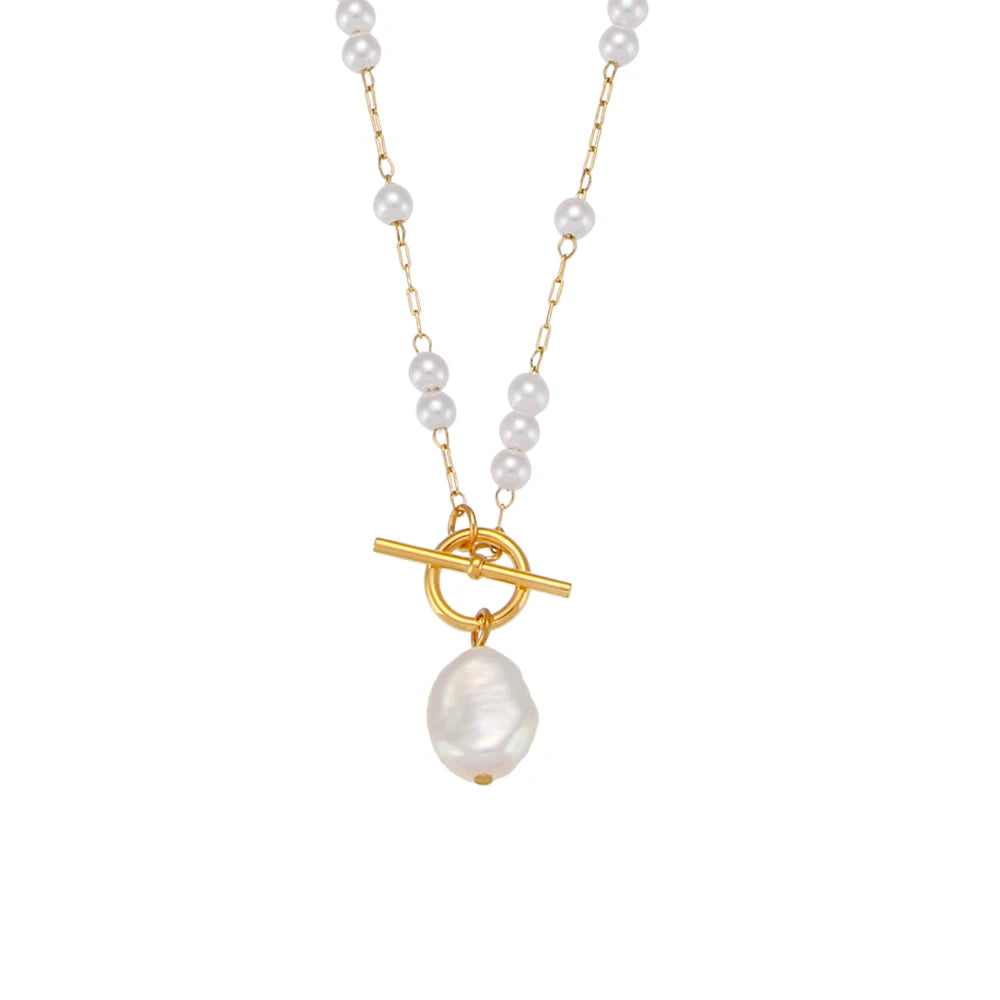 Round Pearl Necklace