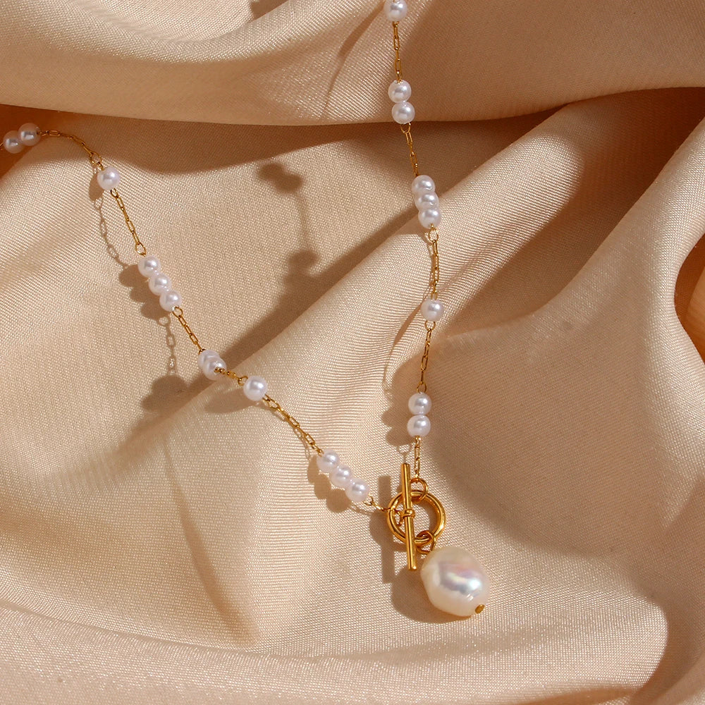 Round Pearl Necklace