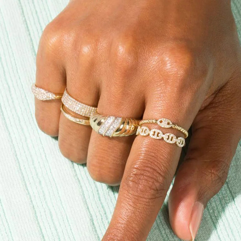 Iced Cuban Link Ring