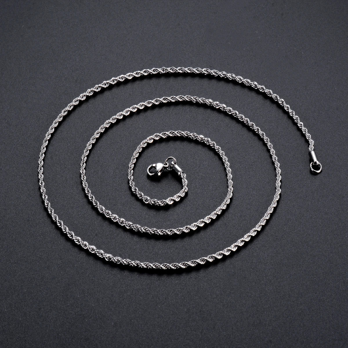 Rope chain Zilver