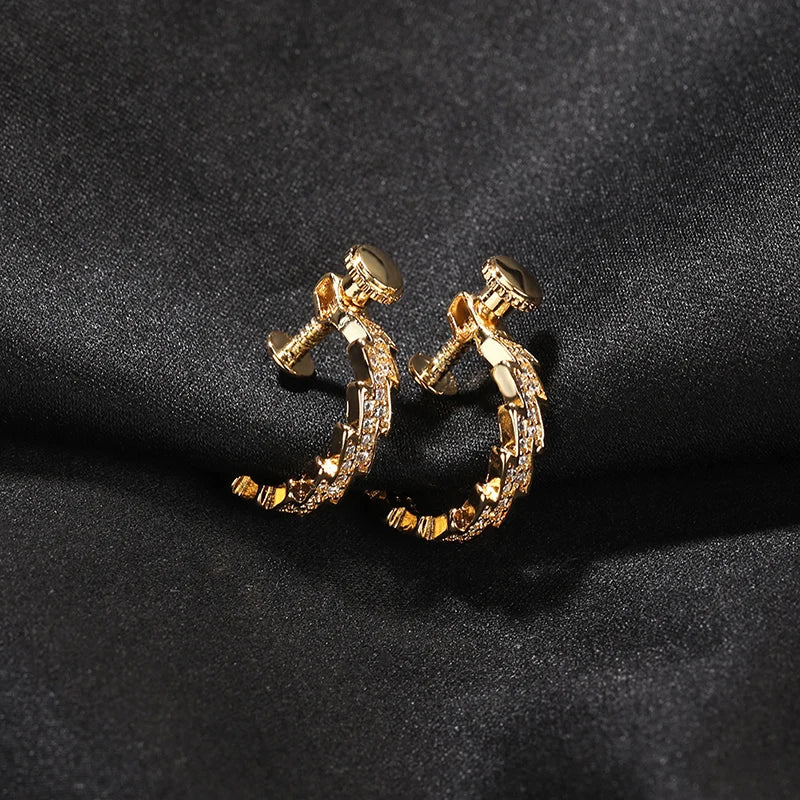 Lightning Clip Earring