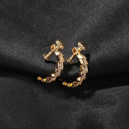 Lightning Clip Earring
