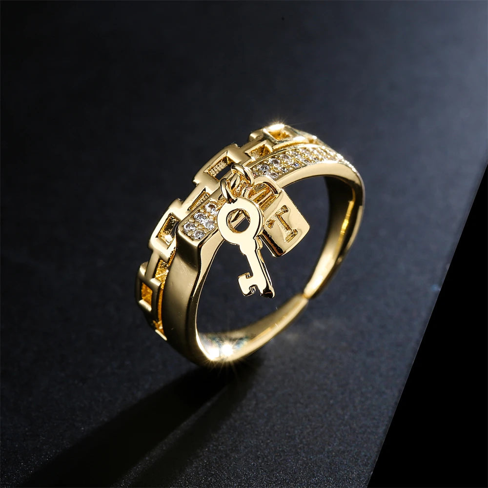 Lock & Key Ring