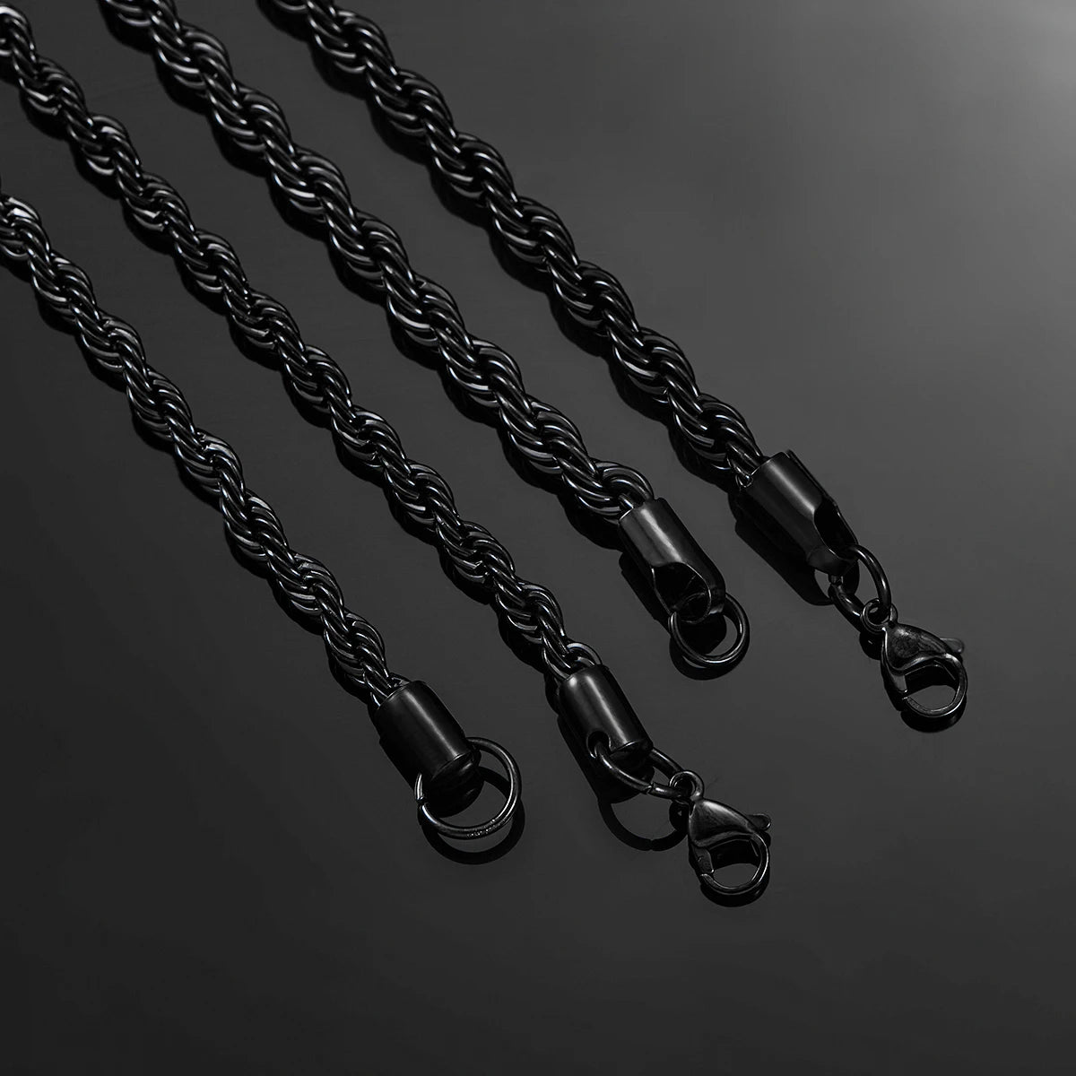 Rope Chain Zwart