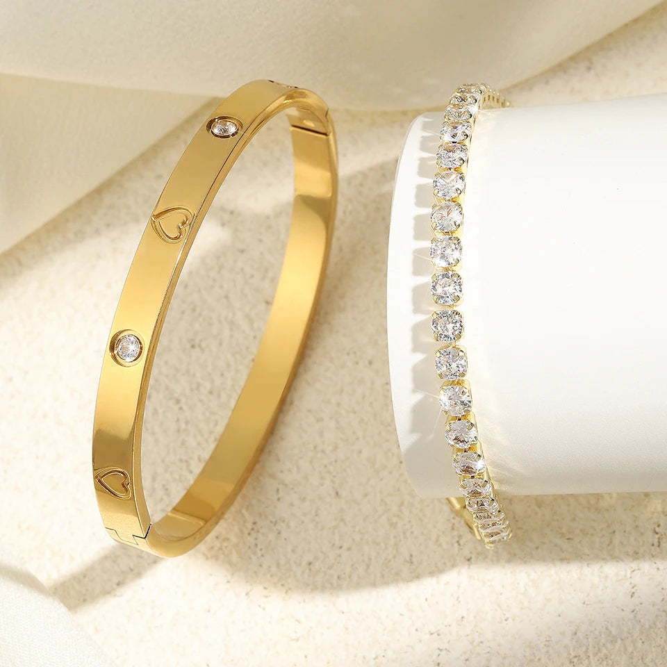 Hearted Bangle