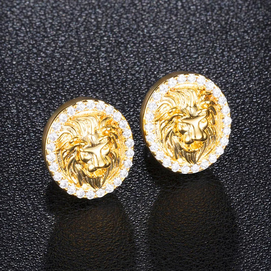 Classic Lion Studs
