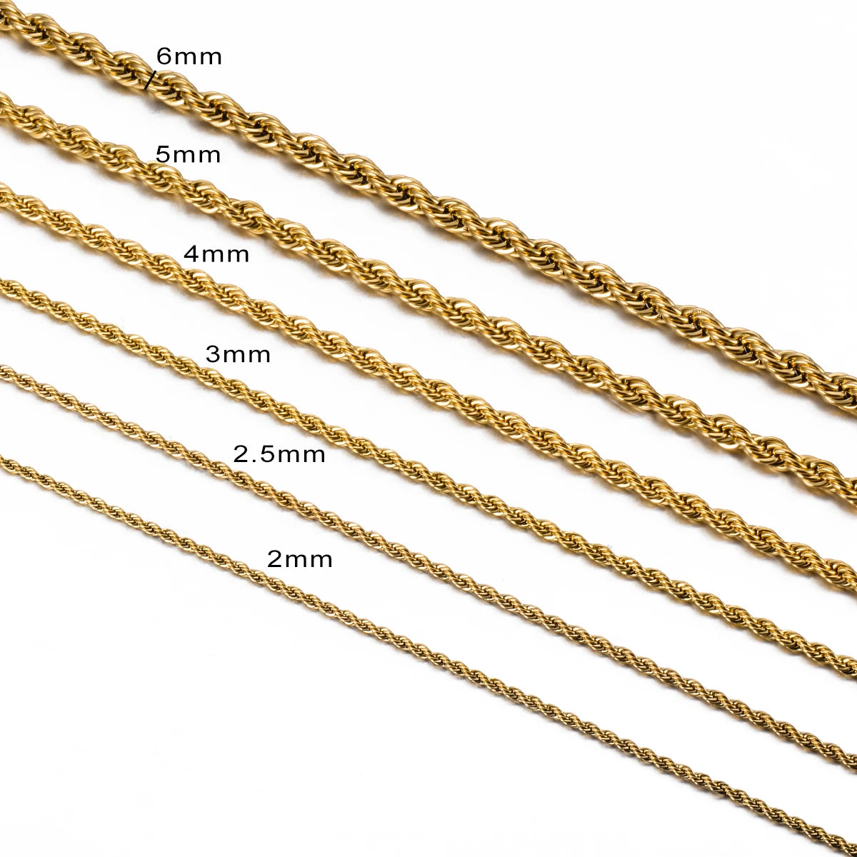 Rope Chain Goud