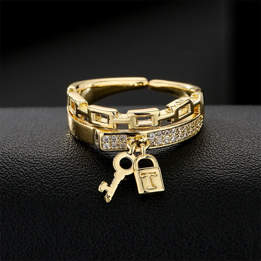 Lock & Key Ring