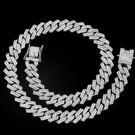 Cuban Links Iced with Clasp