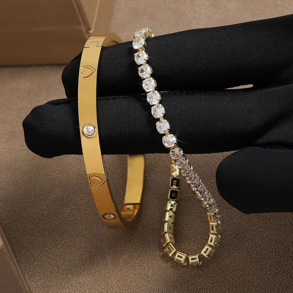 Hearted Bangle