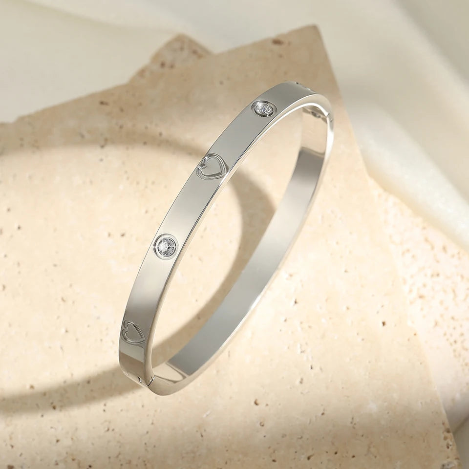 Hearted Bangle