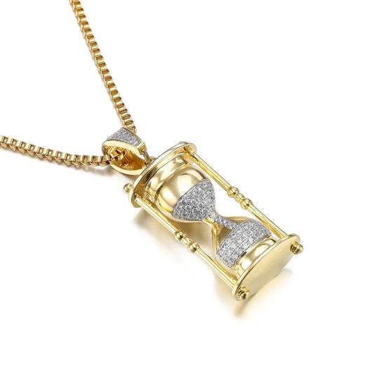 Hourglass Pendant (Chain included)