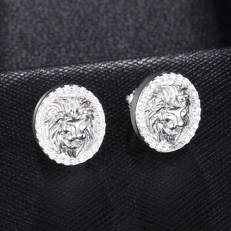 Classic Lion Studs