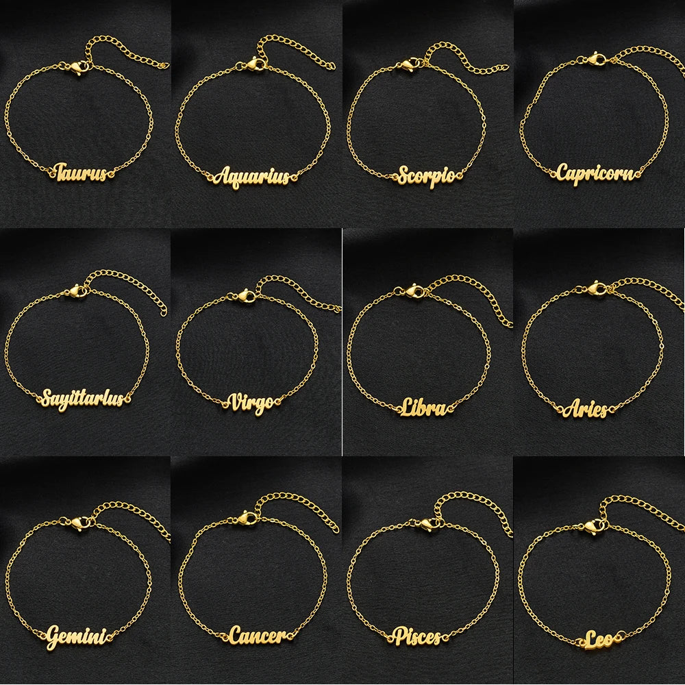 Zodiac Sign Armband