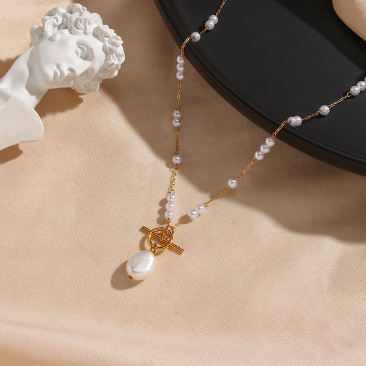 Round Pearl Necklace