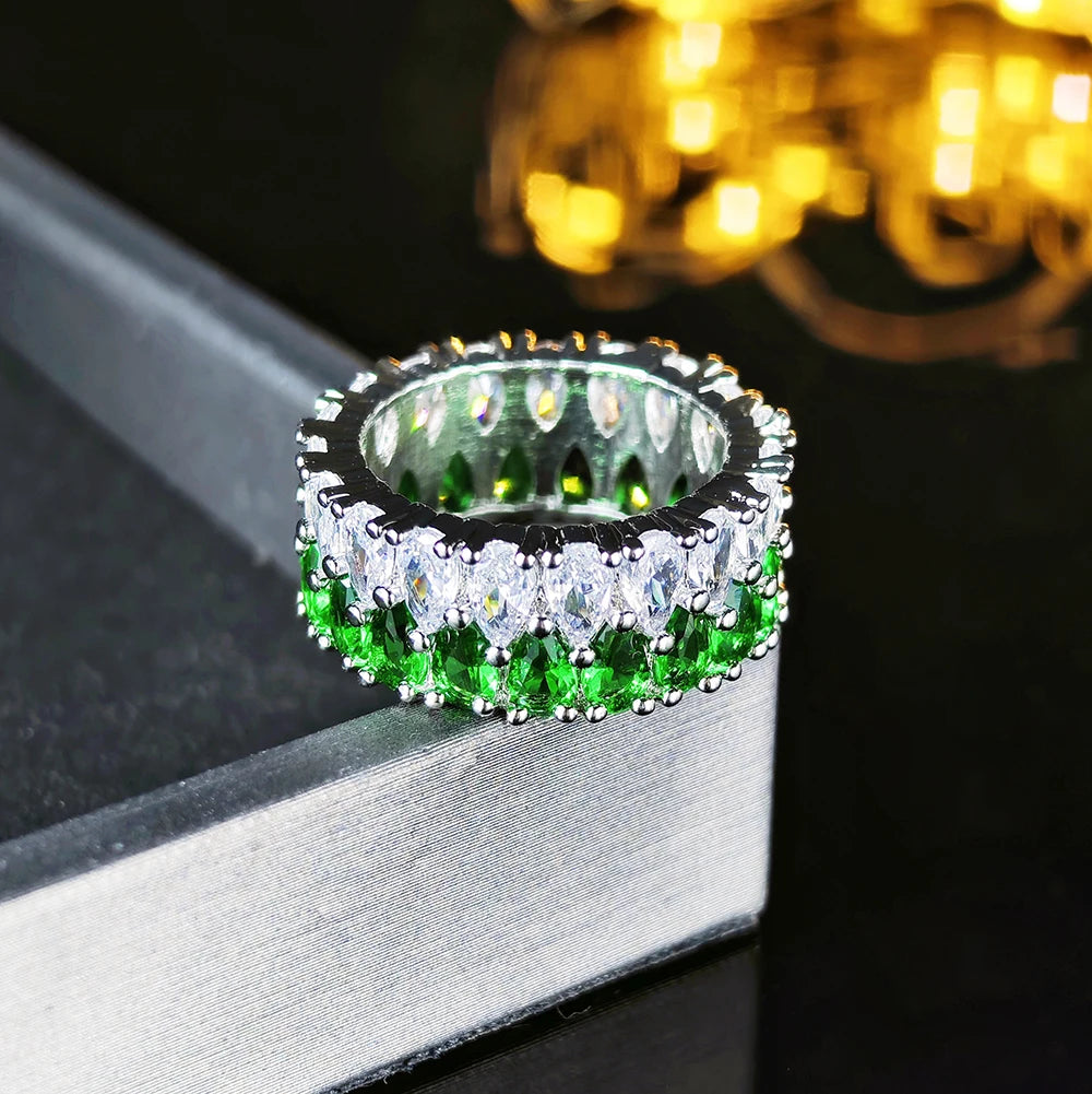 Oval Eternity Band