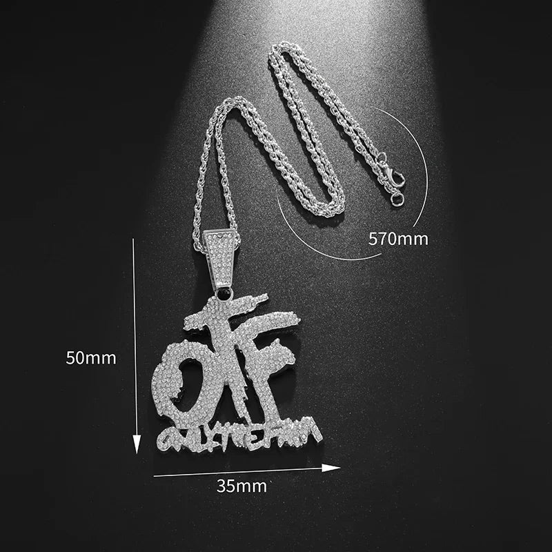 OTF Iced Out ketting 57cm