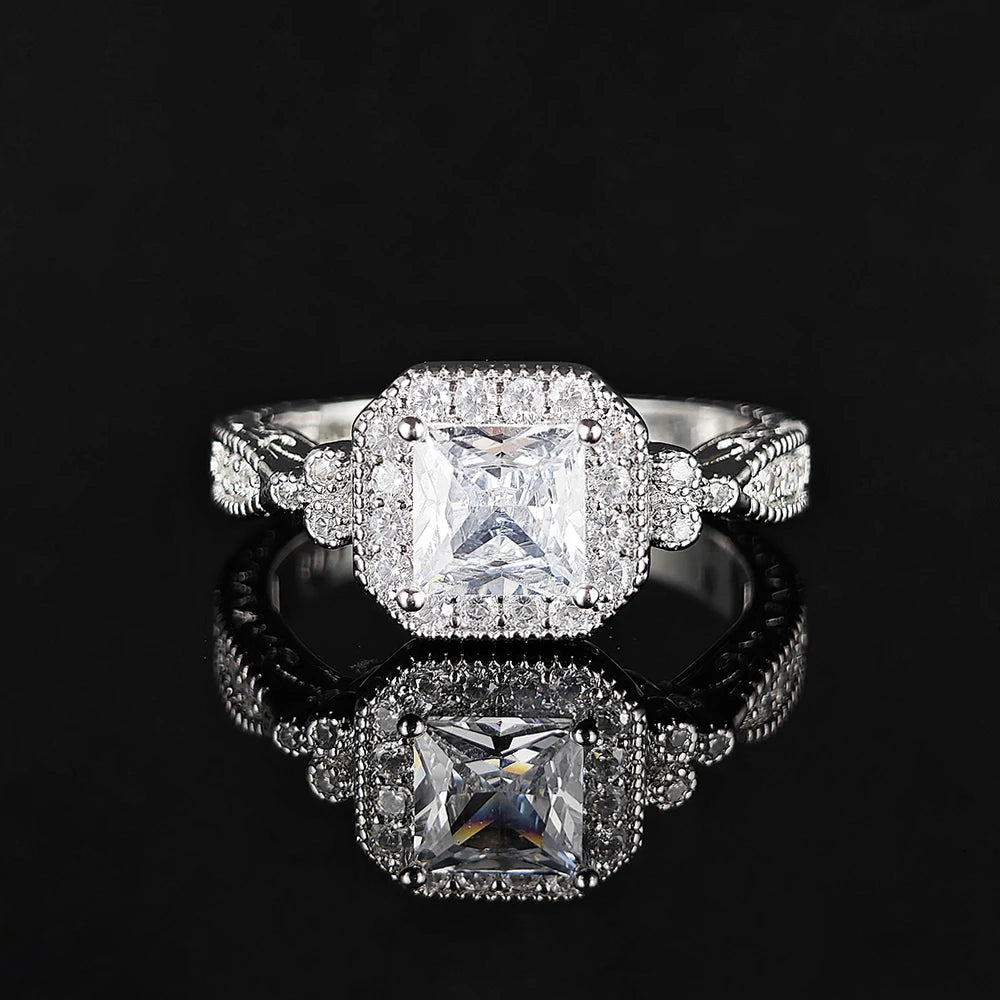Moissanite Emerald