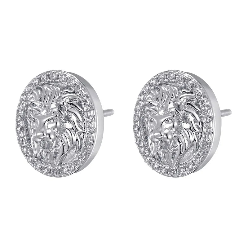 Classic Lion Studs