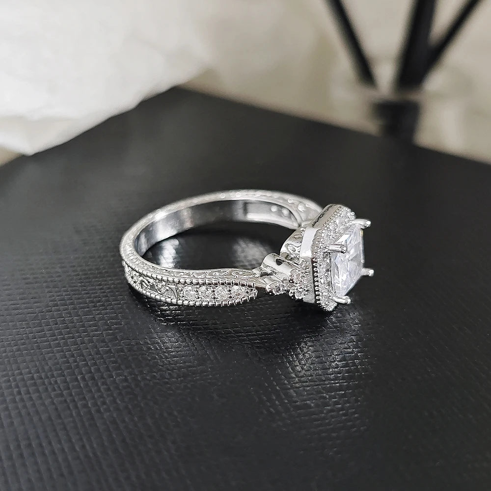 Moissanite Emerald