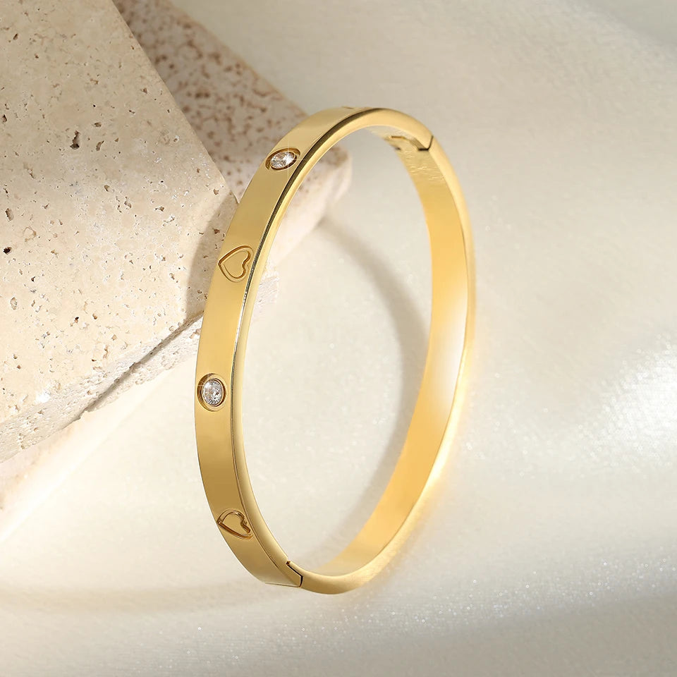 Hearted Bangle