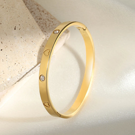 Hearted Bangle