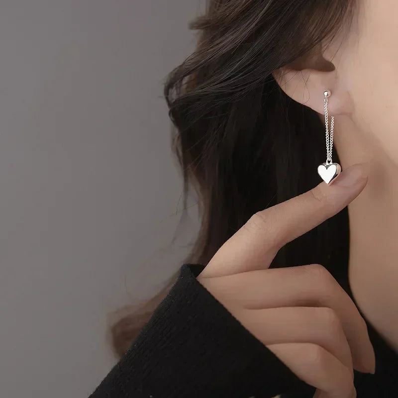 Heart Chain Earring