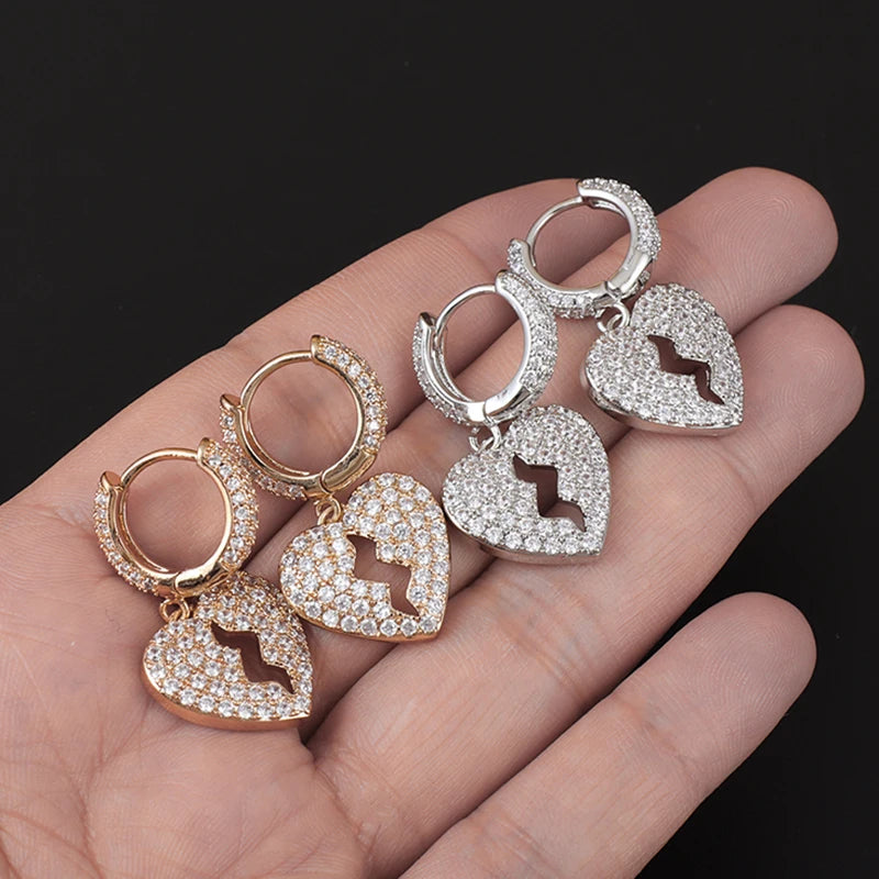 Broken Heart Earrings